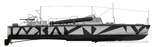 Корабль RN MAS 500 [Torpedo Boat] - чертежи, габариты, рисунки